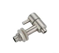 Honseadek Robinet de boisson en acier inoxydable 304 pour fûts de vin et de bière, valve distributeur à poignée en T avec écran filtrant, compatible avec les récipients à boissons et boissons