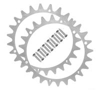 Honseadek Robot de tonte type L Roue de traction 225 mm, robot de tonte tout-terrain de type L avec adhérence supérieure à partir de pointes antidérapantes sur roues de traction