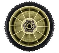 Honseadek Roue de rechange pour tondeuse à gazon compatible avec Hrj216 Hr215 Hr196 Moyeu arrière autopropulsé en plastique gris 27 x 27 x 8 cm Installation simple pour l'entretien du jardin