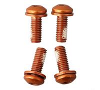 Honseadek Screw Mountain Lot de 4 supports de vélos avec plusieurs supports de vélo M512 mm pour cage de route en alliage d'acier Couleurs orange