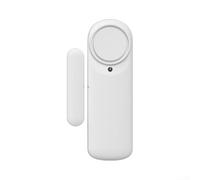Honseadek Smart Home Capteur de sécurité sans fil pour porte et fenêtre avec sirène 100 dB Compatible avec système d'entrée à domicile avec télécommande Tuya