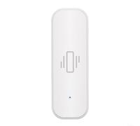 Honseadek Smart Home Détecteur de mouvement sans fil Système de sécurité avec contrôle par application mobile Fonctionnement à piles Moniteur de vibrations d'intérieur Blanc