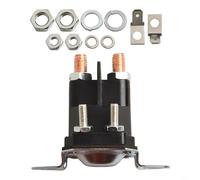 Honseadek Solénoïde de démarreur 12 V 4 pôles pour tondeuse autoportée et tracteur, interrupteur magnétique de rechange compatible avec les modèles de tondeuse à gazon