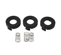 Honseadek St1000 Lot de 3 cordes de rechange avec capuchon anti-chocs pour débroussailleuse Decker St4500 St5000 St3000 St4000 St4050 Ge600 St200 St300 St400 Cst800