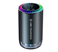 Honseadek Starry Diffuseur d'arômes pour voiture avec batterie rechargeable, désodorisant réglable à 3 niveaux, lumière de projection sans fil pour véhicule (rencontre)