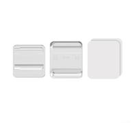 Honseadek Support de carte de péage de voiture pour pare-brise - Support pour cartes, documents du véhicule et carte d'immatriculation, design sans obstruction visuelle (transparent)