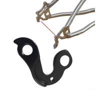 Honseadek Support de dérailleur arrière en alliage d'aluminium CNC pour vélo, compatible avec les vélos de route et de montagne FELT, composant de protection du cadre (sku sku)