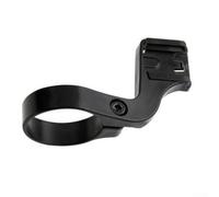 Honseadek Support de guidon avant en plastique pour ordinateur de sortie de vélo GPS avec support d'extension noir
