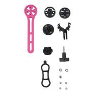 Honseadek Support de guidon de vélo en nylon avec support de lumière 144 mm | Large compatibilité, convient pour Garmin pour Bryton pour œil de chat, verrouillage sécurisé, affichage facile des données