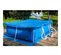 Honseadek Support de protection en plastique résistant aux UV pour piscines carrées, système d'installation simple, piscine carrée avec housse (400211 cm)