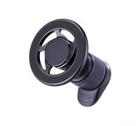 Honseadek Support de téléphone pour voiture, support rotatif à 360 degrés, support en alliage d'aluminium pour grille d'aération MagSafe, convient pour prise de console de tableau de bord (gris foncé)