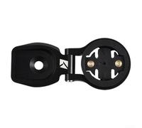 Honseadek Support de vélo en alliage d'aluminium pour Garmin | Pour Bryton Syncros Fraser IC SL Hixon, casque léger, support GPS pour vélo de route, noir