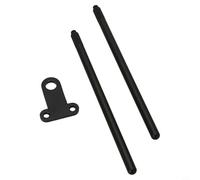 Honseadek Support en métal pour détecteurs de touche de pêche - Coupe-vent - Avec clip de fixation (A)