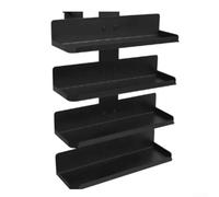 Honseadek Support latéral en métal à 4 niveaux pour dosettes d'eau aromatisées Thirsti et Thirsti Max, peut contenir 20 capsules de saveur, support de stockage de gouttes de boisson