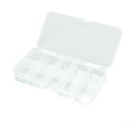 Honseadek Tackle. Substance composante ayant un rangement de 3 cm pour leurres de pêche + boîte à vis en PVC hameçons 13 x 6. 7 x 2