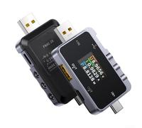 Honseadek Testeur numérique USB 2 en 1 Voltmètre et ampèremètre pour des évaluations et des tests précis de l'alimentation électrique