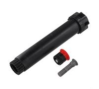 Honseadek Tête d'arrosage réglable de 0 à 360 degrés pour irrigation de jardin - Buse de pulvérisation enterrée avec répartition uniforme de l'eau, compatible avec 1,27 cm et (rouge)