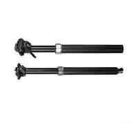 Honseadek Tige de selle compte-gouttes en alliage d'aluminium, commande manuelle ou filaire réglable en hauteur pour VTT et vélos de route, compatible avec les tubes de 27,2/30,9/31,6 mm (B-27,2 mm)