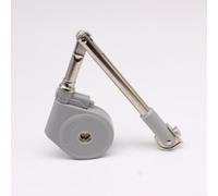 Honseadek Tige de support hydraulique en alliage de zinc à fermeture douce pour couvercles de meubles, angle réglable de 90 à 105°, montage gauche ou droit, charnière d'armoire rabattable vers le haut