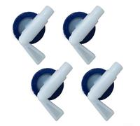 Honseadek Ton Robinet d'entrée et de sortie 10 mm pour réservoir de 5 à 30 L, connecteur d'arrosage de jardin en plastique bleu avec compatibilité DIN 45, débit facile à installer