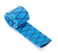 Honseadek Tube thermorétractable antidérapant pour canne à pêche - Poignée de rechange en polyéthylène réticulé avec rapport de rétrécissement 2:1, plusieurs diamètres (bleu 22 mm)