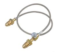 Honseadek Tuyau adaptateur de station de recharge BS341 No.3 compatible avec bouteille cylindrique d'argon britannique, 90 cm, en acier inoxydable haute pression pour connecteur G5/8 pour équipement