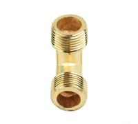 Honseadek Valve coudée pour compresseur d'air - Raccord de décharge à 90 degrés - Cuivre - Jaune - Compatible avec la plupart des compresseurs d'air et pompes à air - Qualité professionnelle (C)