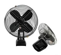 Honseadek Ventilateur de camping de 20,3 cm avec flux d'air réversible, pour batteries BL1830 BL1840 d'extérieur, ventilateur portable sans fil en métal avec port d'alimentation CC