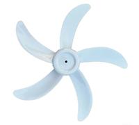 Honseadek Ventilateur de table électrique de 45,7 cm de rechange ABS de 450 mm de diamètre, trou central de 8 mm, structure à 5 lames, faible bruit pour une résistance (blanc)