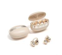 Honseadek Véritables écouteurs DL3 sans fil avec fil à mémoire de forme sécurisé, étanchéité de qualité sportive pour une utilisation active, technologie acoustique adaptative pour le son, et durée de