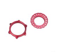 Honseadek Verrou central de moyeu de vélo en alliage d'aluminium vers | Kit de conversion de frein à disque ultra léger pour vélo de montagne et de route, bague de verrouillage sécurisée