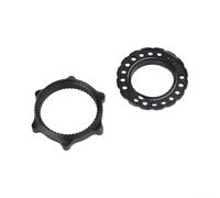 Honseadek Verrou central de moyeu de vélo en alliage d'aluminium vers | Kit de conversion de frein à disque ultra léger pour vélo de montagne et de route, bague de verrouillage sécurisée