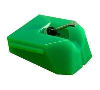 Honseadek VMN95E Aiguille de rechange pour platine vinyle Audio Technica AT-LP120X, stylet avec pointe diamant elliptique pour une reproduction sonore claire (vert)