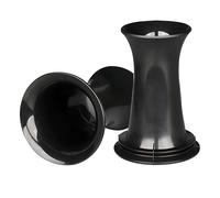 honseelia Lot de 2 tubes de port de haut-parleur, 76 mm x 89 mm en ABS pour caisson de basses, caisson de basses, tube d'aération pour haut-parleur de voiture, DJ, HiFi, home cinéma, woofer audio