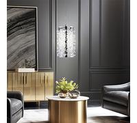 LED Design Luminaire Plafond la Vie Espace Cristal Plafonniers Hang Spot Chrome