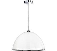 HONSEL LEUCHTEN 63751 SUSPENSION CHROMÉVERRE BLANC BRILLANTBORD TRANSPARENT Incolore G