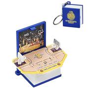 honselia Porte-clés pop-up en forme de livre pour enfants, mini sac à dos de basket-ball, porte-clés pliable 3D pour enfants cadeaux