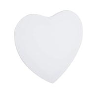 Honsell 12232 Châssis en Forme de cœur, 30 x 30 x 1,5 cm, Toile de Peinture résistante 100% Coton, agrafée au Dos, pour Peinture à l'huile et Acrylique et Technique de Pochoir