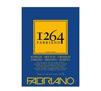 Honsell 19100633 Fabriano Schizzi 1264 Bloc de 100 feuilles de papier à croquis 90 g/m² Format A3 Blanc ivoire Sans acide