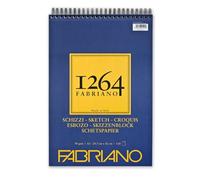 Honsell 19100639 Fabriano Schizzi 1264 Bloc de 120 feuilles de papier à croquis en ivoire 90 g/m² Format A3 Blanc ivoire Sans acide
