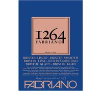 Honsell 19100654 Bristol-Block 1264 Bloc Blanc, 200 G/M², Format A4, 50 Feuilles De Papier Extra Lisse, Sans Acide, Idéal Pour Toutes Séchage Et Les Techniques Humides Légères, Set Pièces
