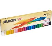 Honsell 47424 - Pastels à l'huile Jaxon, 24 pièces en étui carton, couleurs brillantes et résistantes à la lumière, idéal pour les artistes, les peintres amateurs, les enfants, l'école, les cours d'ar