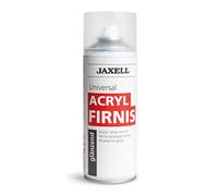 Honsell 47503 Jaxell Vernis Acrylique Brillant en Bombe Aérosol de 400 ml Revêtement de Protection Résistant au Vieillissement pour Peinture Acrylique, Huile et Tempera Séchage Rapide, Multicolore