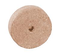 Honsell 79418 Speckstein en forme de donut avec trou Marron Taille unique env. 3,5 x 3,5 x 1 cm