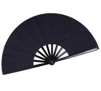 HONSHEN Éventail pliant - Éventail chinois 33 cm en tissu nylon