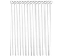 HONSHEN Lot de 30 brochettes en acier inoxydable pour barbecue, 30,5 cm
