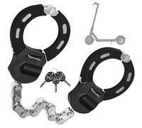 Honszex Antivol Trotinette Electrique, Cadenas Trotinette Electrique, Antivol Menotte Scooter, 23.62inch Chaînes Antivol pour Scooters Electriques, Vélos Electriques, avec Clés
