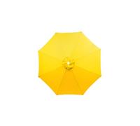 HonunGron Auvent De Remplacement pour Parasol 3.5m/3.0m/2.8m/2.7m/2.5m/2.3m/2m 6/8 Baleines, Toile De Parasol Déporté Remplacement Pour Cour, Jardin, Plage, Protection UV (Jaune,8ribs-350cm)
