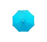 HonunGron Auvent De Remplacement pour Parasol 3.5m/3.0m/2.8m/2.7m/2.5m/2.3m/2m 6/8 Baleines, Toile De Parasol Déporté Remplacement Pour Cour, Jardin, Plage, Protection UV (Bleu,6ribs-200cm)