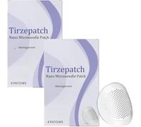 Honxi Niddk-Tirzepatide Nano Patch, Niddk-Tirzepatide Nano Microneedle, Patchs à micro-aiguilles, fournit des soins corporels à action prolongée, pour homme et femme (2 boîtes)